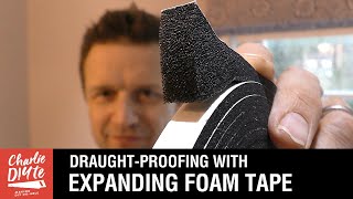 Expanding Foam Tape for Draught Proofing [upl. by Macleod]