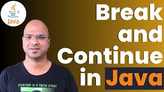 35 Java Tutorial  Break and Continue [upl. by Ahsiuqel]