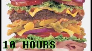 Hamburger Cheeseburger Big Mac Whopper 10 Hours [upl. by Vocaay]