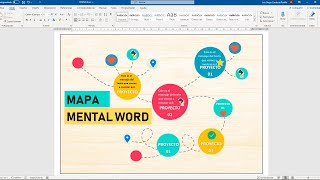 Como crear un mapa mental en WORD [upl. by Sesilu]