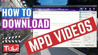 How to download MPD video files 🎬 with ChrisPC Videotube Downloader Pro [upl. by Alrahs]