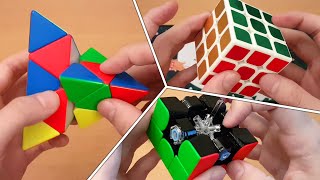 GAN Pyraminx  GAN 11 M Pro  Special Holiday Cube Unboxing  SpeedCubeShopcom [upl. by Abagael662]