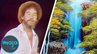 Top 10 Most Impressive Bob Ross Paintings [upl. by Eusassilem475]