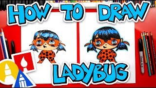 How To Draw Ladybug From Miraculous Ladybug [upl. by Bordie]