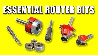 5 Essential Router Bits  Woodworking For Beginners 34 [upl. by Sibyl]