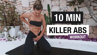 10 MIN KILLER CORE amp AB WORKOUT [upl. by Sibyls]