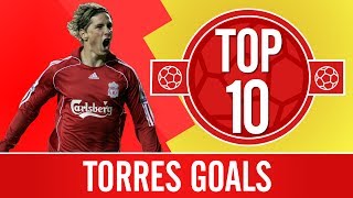 Top 10 Fernando Torres goals  El Ninos best Premier League strikes for Liverpool [upl. by Einor]