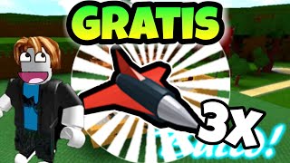 COMO CONSEGUIR JETS GRATIS EN✅Build a Boat for Treasure ROBLOX🤑Como Obtener el set del avión Facil [upl. by Anasiul]