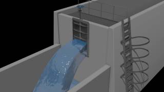 Orbinox Stainless MU Sluice Gate Animation [upl. by Jolda]