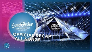 OFFICIAL RECAP All 41 songs of the 2019 Eurovision Song Contest [upl. by Nivle99]