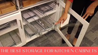 The Best Storage for Kitchen Cabinets  Install pullout drawers to transform cabinets [upl. by Clim662]