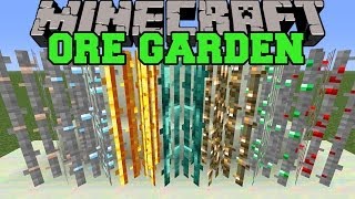 Minecraft ORE GARDEN GROW ORES AND OTHER ITEMS Mod Showcase [upl. by Mccowyn]