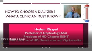 How to choose a dialyzer [upl. by Idelia]