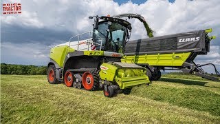 New TerraTrac CLAAS 990 Jaguar Forage Harvester [upl. by Neivad]