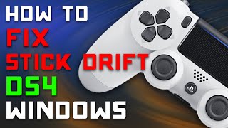 How to Fix PS4 PS5 amp Switch Controller Stick Drift with DS4 Windows on PC [upl. by Ifar623]