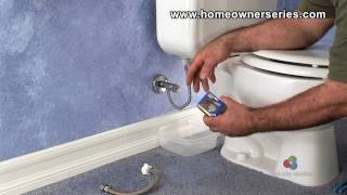 How to Fix a Toilet  Water Supply Valve Replacement  Part 1 of 2 [upl. by Kanor387]