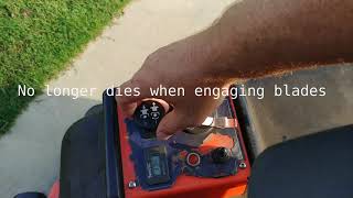 How to fix a mower that dies when the blades are engaged [upl. by Amo]