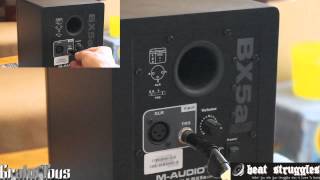 How to Connect a Subwoofer to Reference Monitor Speakers Audio Interface [upl. by Sremlahc]