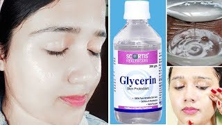 Apply Glycerin Every Week amp Get Glass Skin Forever  Winter Special Glycerin Facial [upl. by Derr]