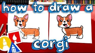 How To Draw A Corgi  DRAW ALONG WITH US [upl. by Zamora]