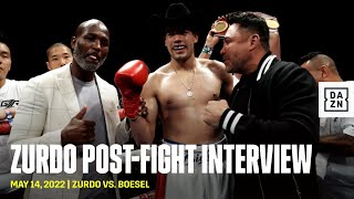 Zurdo Ramirez PostFight Interview [upl. by Ettenal]