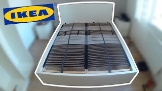 IKEA How To Build an MALM BED  monter lit [upl. by Haikezeh]