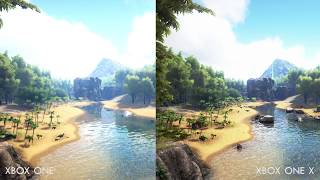 Xbox One vs Xbox One X  Comparison Footage [upl. by Melentha]