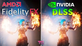 FidelityFX vs DLSS  Graphics and Performance Comparison [upl. by Car729]