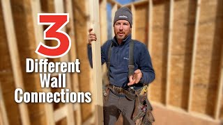 How to build a house  Wall Connections [upl. by Yneffit]