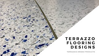 Terrazzo Flooring Designs  TERRAZZCO EZPour Epoxy [upl. by Amery828]