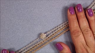 Create a Beaded Chain  Easy Tutorial [upl. by Haff]