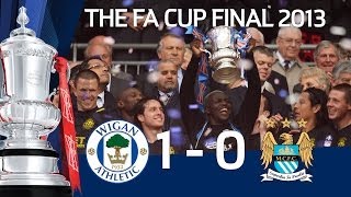 HIGHLIGHTS Wigan Athletic vs Manchester City 10 FA Cup Final 2013 [upl. by Orimlede]