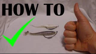 How to Rig a Swimbait with a Weighted Hook [upl. by Keemahs]