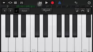 Happy birthday  piano tutorial garageband [upl. by Silvanus]