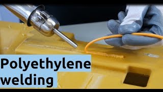 Polyethylene welding  How to Weld PE Plastic [upl. by Terrye]