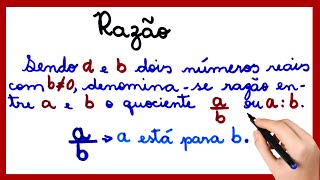 RAZÃO AULA COM EXERCÍCIOS RESOLVIDOS RAZÃO DO INÍCIO  DICAS E MACETES [upl. by Ahsinra]