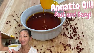 How to Make Annatto Oil [upl. by Balkin433]