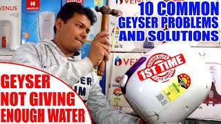 10 Common Geyser Problems And Solutions  Geyser Not Giving Enough Water  By Soumens Tech [upl. by Selway459]