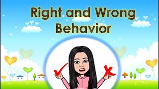 RIGHT AND WRONG BEHAVIOR FOR KIDS [upl. by Flavio]