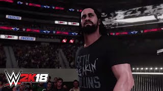 WWE 2K18 Exclusive  Seth Rollins entrance video [upl. by Aianat730]