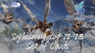 FFXIV Heavensward The Sea Of Clouds Aether Current Locations And Quests [upl. by Tammany]