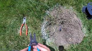 EASY Fix  underground Dog fence Wire  Invisible Fence repair [upl. by Etnod184]