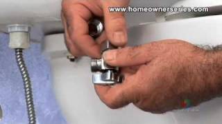 How to Fix a Toilet  Water Supply Valve Replacement  Part 1 of 2 [upl. by Yrokcaz]