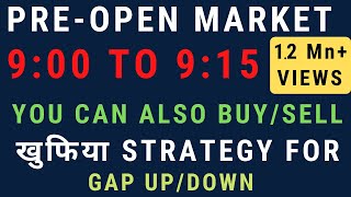 What is Pre Opening Session in Stock Market  How to trade in Pre Open Market [upl. by Neened776]