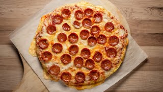 Pepperoni Pizza with Poolish Pizza Dough  Dished Shorts [upl. by Grani220]