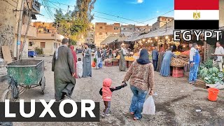 WALK TOUR IN LUXOR  EGYPT [upl. by Bricker]