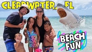 FUNnel Vision Fun  Clearwater Beach July 2014 FL Trip Part 1  Sand Key [upl. by Adnohs]