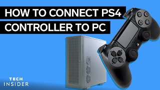 How To Connect PS4 Controller To PC Wired amp Bluetooth [upl. by Oppen694]