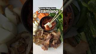 Korean Magic Sauce Ssamjang 😏 [upl. by Arahsat]