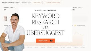 Keyword Research with Ubersuggest [upl. by Vicky]